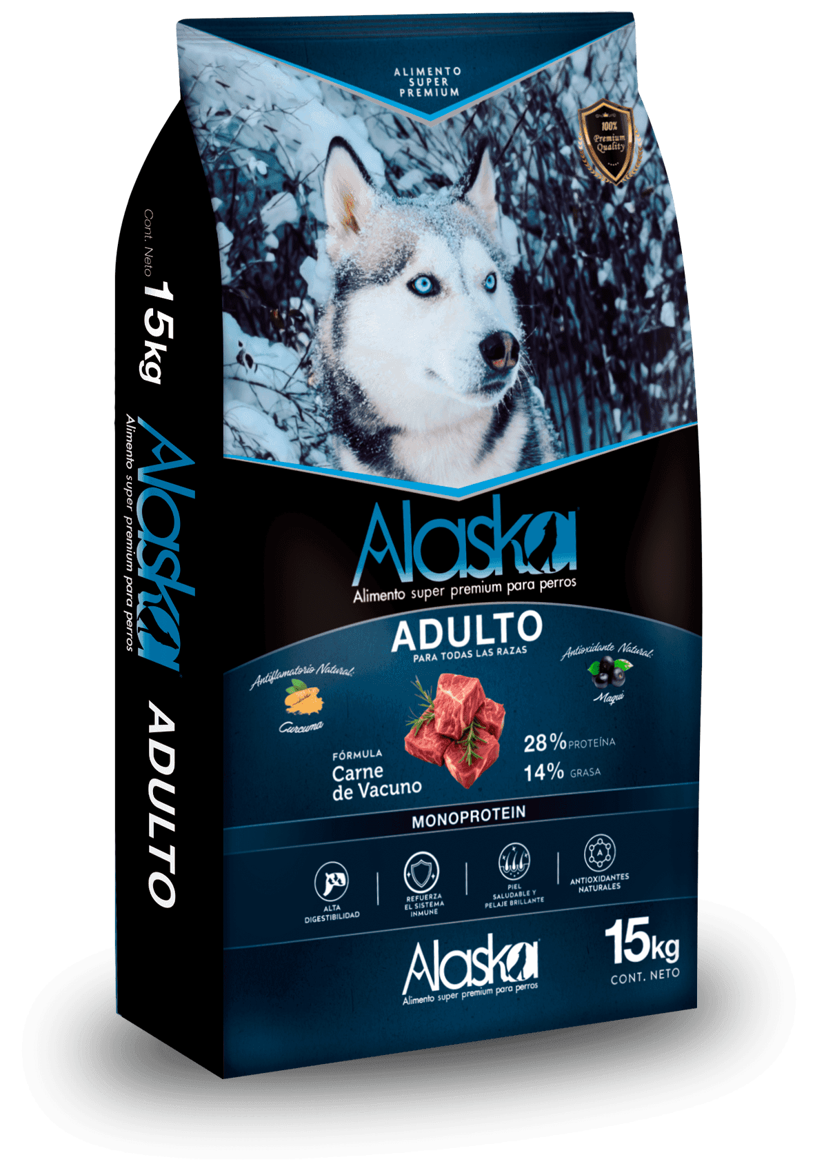 Envase de Alaska Adulto de 15 kg